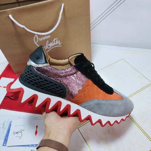 Christian Louboutin Mens Shoes Sneakers Luxury Brand Red Bottom Design Sports Footwears