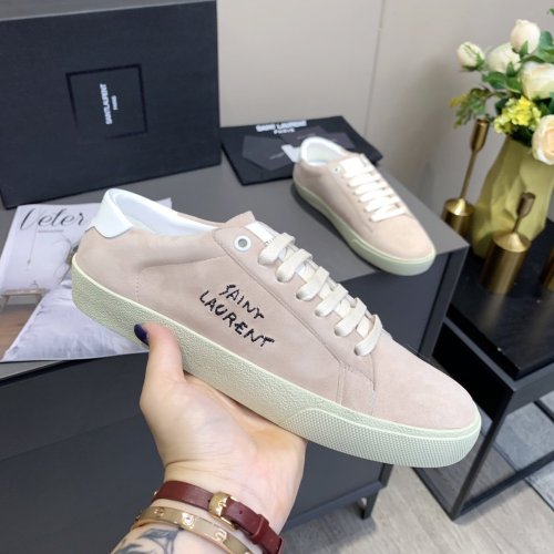Saint Laurent YSL Men Womens Shoes COURT CLASSIC SL/06 EMBROIDERED SNEAKERS