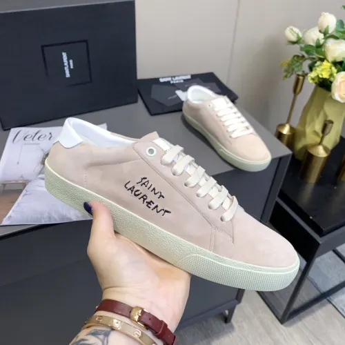 Saint Laurent YSL Men Womens Shoes COURT CLASSIC SL/06 EMBROIDERED SNEAKERS