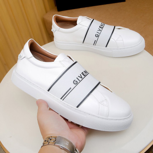 Givenchy Men Shoes Fashion Type Luxury Brand GIVENCHY SNEAKERS IN LEATHER WITH LATEX BAND with Original Box