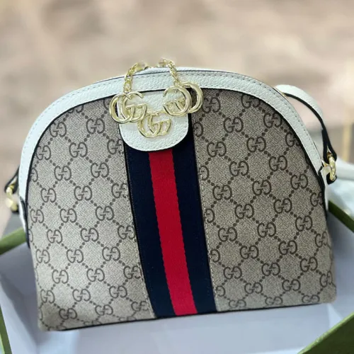 Gucci Womens Bags Luxury Brand GG Supreme Ophidia GG Shoulder Messenger Bag with Original Box 499621 K05NB 9794