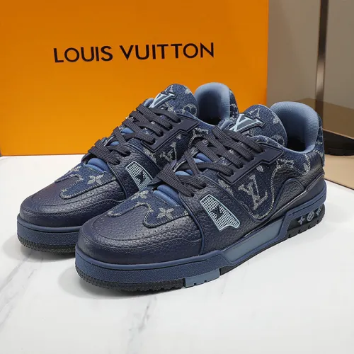 Louis Vuitton Men Shoes Fashion Sneakers Design Luxury Brand LV TRAINER SNEAKER with Original Box 1A9ZC2