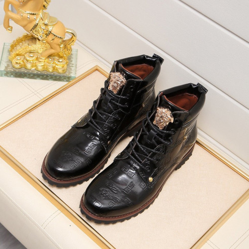 Versace Men Shoes Boots Fashion Design Luxury Brand