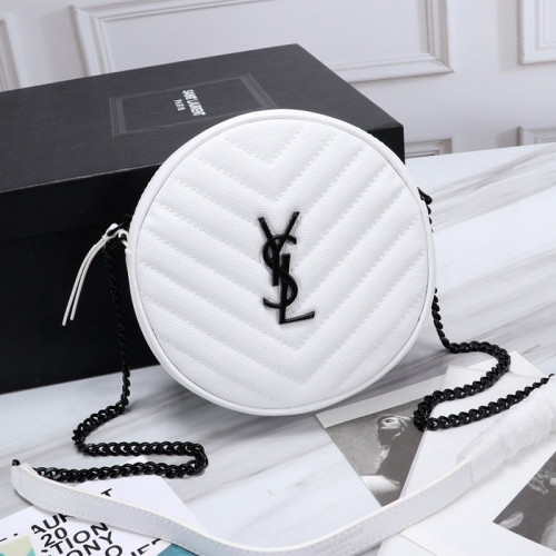 Saint Laurent YSL Womens Bag Designer Luxury Brand Women Shoulder Messenger Bags with Original Box Vinyle Round Messenger Bags
