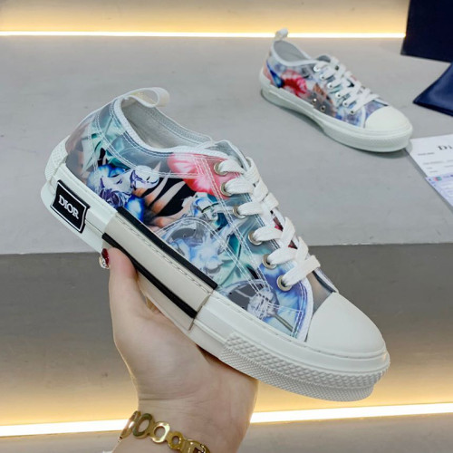 Dior Men Shoes Sneakers Casual Luxury Brand B23 Low-Top Sneaker with Original Box