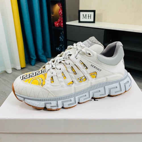 Versace Women Shoes Fashion Design Luxury Brand TRIGRECA SNEAKERS with Original Box