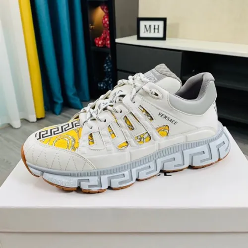 Versace Women Shoes Fashion Design Luxury Brand TRIGRECA SNEAKERS with Original Box