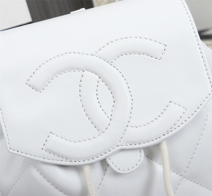Chanel Womens Bags Drawstring Backpack