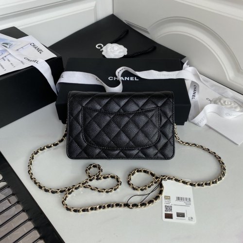 Chanel Womens Bags Crossbody Bag Classic Handbag CF Mini Luxury Brand with Original Box