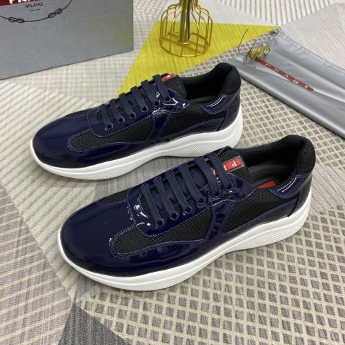 Prada Mens Shoes Sneakers Casual Shoes for Men Luxury Brand Breathable Fashion Sneakers with Original Box