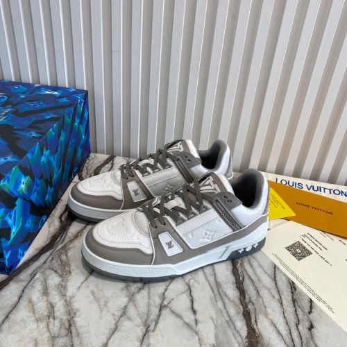 Louis Vuitton Men Shoes Fashion Sneakers Design Luxury Brand LV TRAINER SNEAKER with Original Box 1A8KB6