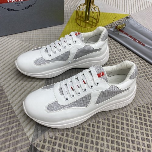 Prada Mens Shoes Sneakers Casual Shoes for Men Luxury Brand Breathable Fashion Sneakers with Original Box