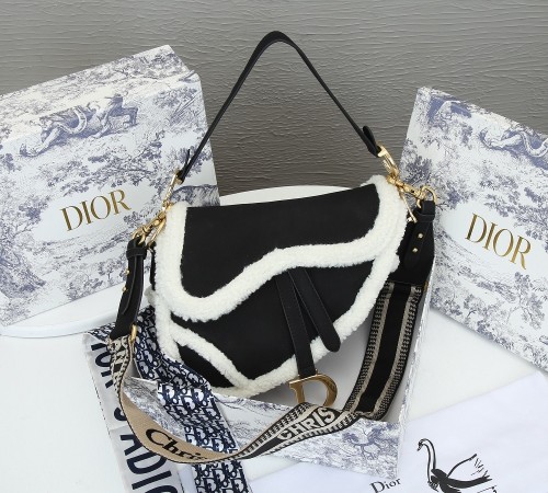 Dior Womens Bag Saddle Bag Luxury Brand Fashion SADDLE BAG with Original Box