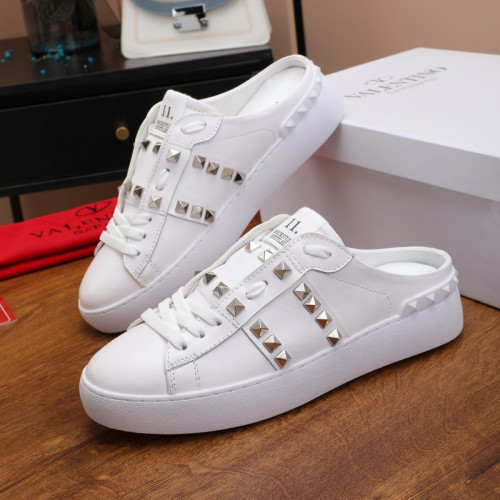 Valentino Womens Shoes Fashion Design Luxury Brand OPEN SNEAKER WITH VLTN PRINT with Original Box WY0S0830BLUA01