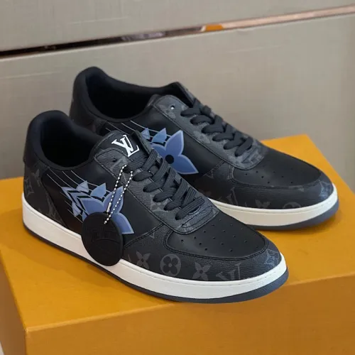 Louis Vuitton Men Shoes Fashion Sneakers RIVOLI Beverly Hills SNEAKER Luxury Brand Casual Shoes with Original Box