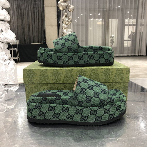 Gucci Womens Shoes Platform Slide Sandal