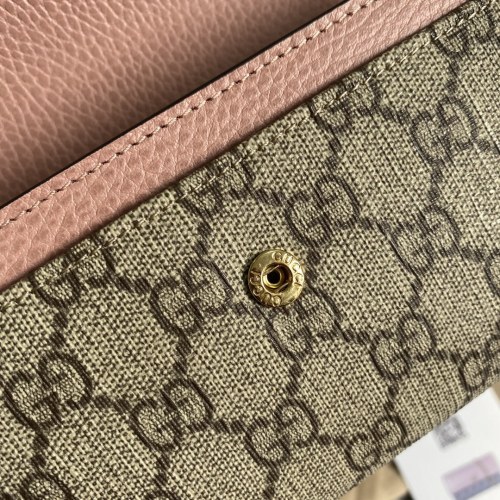 Gucci Womens Mens Bags Wallets Luxury Brand GG Marmont chain wallet with Original Box 546585 17WAG 1283