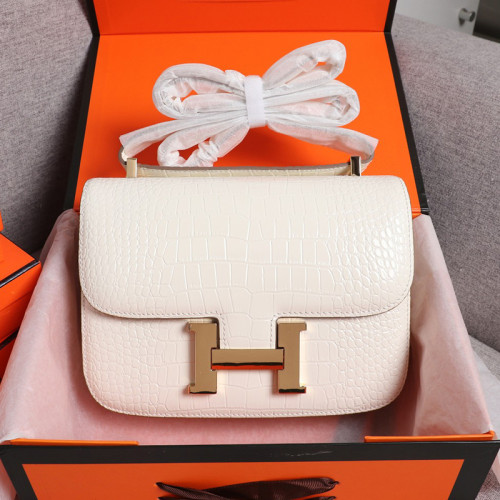 Hermes Womens Bags Crossbody Shoulder Bags Luxury Brand Fashion Hermès Constance Epsom Women Bag