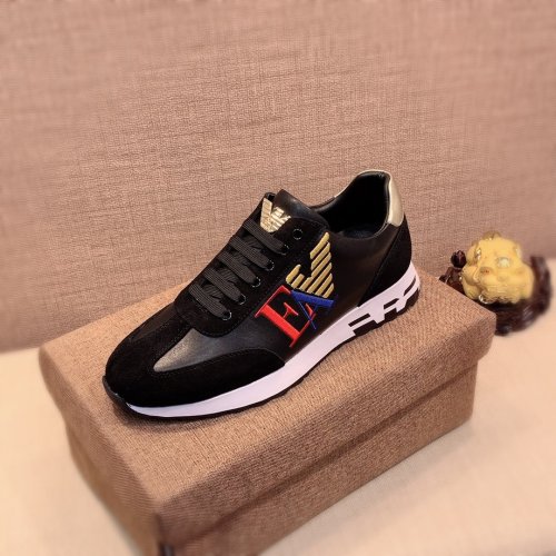 Armani Men Shoes Sneakers Fashion Design Luxury Brand Design