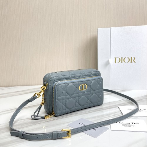 Dior Womens Bags Crossbody Bag DIOR CARO Womens Pouches Cosmetic Bags with Original Box