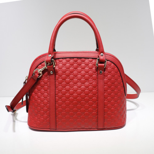 Gucci Womens Bags Handbags Crossbody Design Shoulder Bag Luxury Brand GUCCI Micro GG Leather Mini Dome Crossbody Bag Red 449654 BMJ1G 6420 with Original Box
