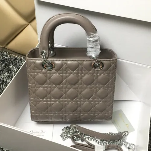 Dior Womens Bags Handbags Luxury Fashion MEDIUM LADY D-LITE BAG with Original Box