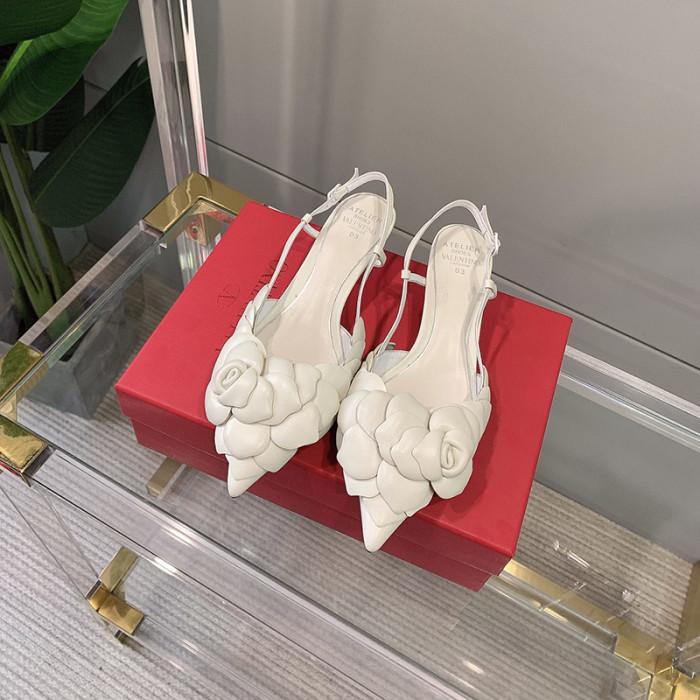 Valentino Womens Shoes VALENTINO GARAVANI ATELIER SHOES 03 ROSE EDITION SLINGBACK PUMP 40 MM VW0S0CB4HLKA03