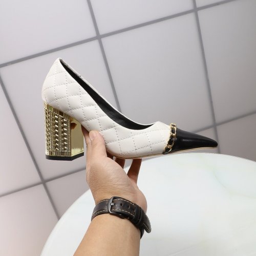 Chanel Womens Shoes Pumps 8.5cm