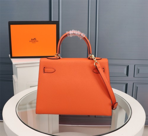 Hermes Womens Bags Handbags Luxury Brand Fashion Hermès Kelly 25cm 28cm K25 K28 Size Tote