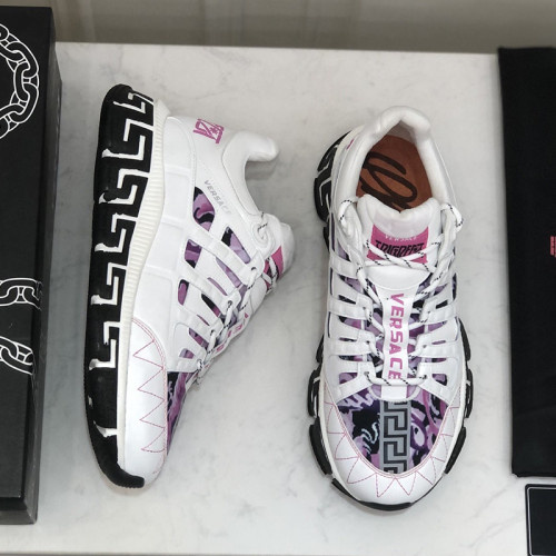 Versace Women Shoes Fashion Design Luxury Brand TRIGRECA SNEAKERS DST539G-1A00846_6W310 with Original Box