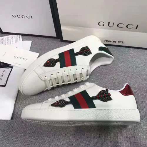 Gucci Women Shoes Sneakers Luxury Brand Women's Ace Embroidered Sneaker 454551 02JP0 9064