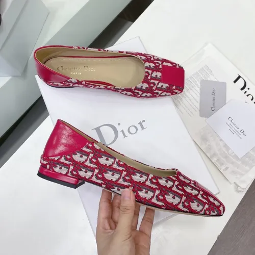 Dior Womens Shoes Sandals Fashion Pumps Luxury Brand D-Doll Flat PUMP with Original Box
