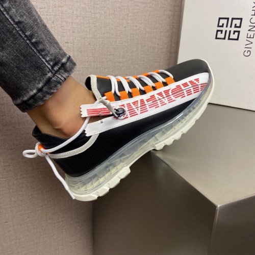 Givenchy Men Shoes Fashion Type Luxury Brand GIVENCHY SNEAKERS IN LEATHER WITH LATEX BAND with Original Box