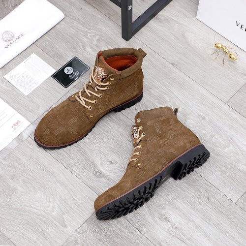 Versace Men Shoes Boots Fashion Design Luxury Brand