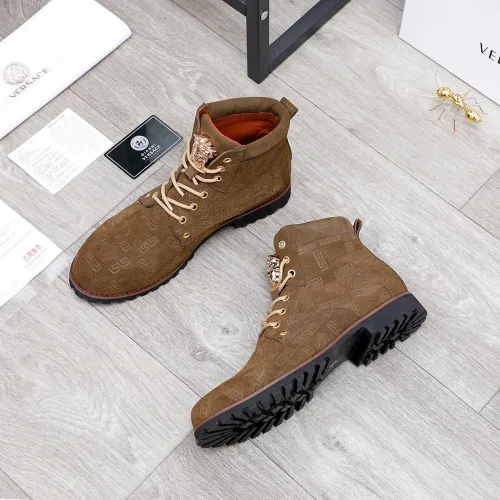 Versace Men Shoes Boots Fashion Design Luxury Brand