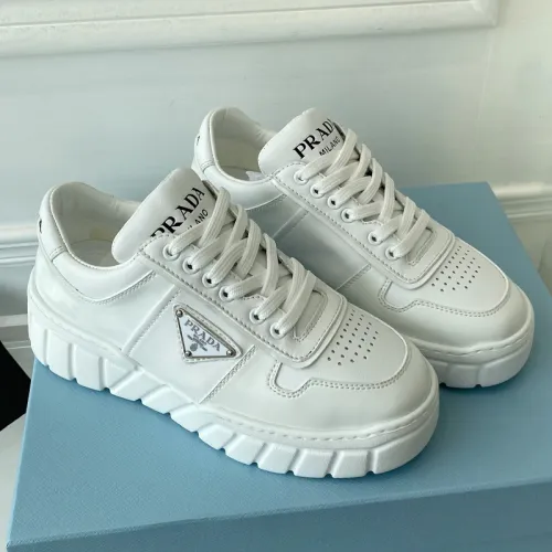 Prada Womens Shoes Casual Luxury Brand Breathable Sneakers with Original Box