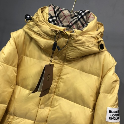 Burberry Design Mens Womens Winter Windprood Down Jackets Keep Warm 90% White Duck Down