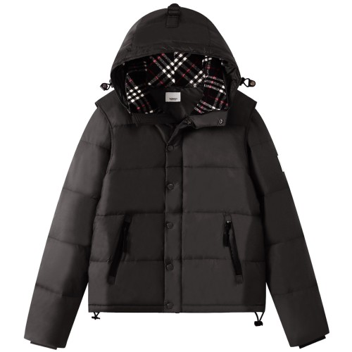 Burberry Design Mens Womens Winter Windprood Down Jackets Keep Warm