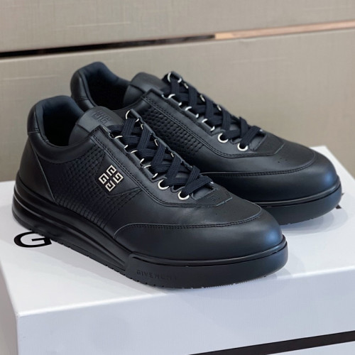 Givenchy Men Shoes Fashion Type Luxury Brand GIVENCHY SNEAKERS IN LEATHER WITH LATEX BAND with Original Box