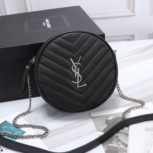 Saint Laurent YSL Womens Bag Designer Luxury Brand Women Shoulder Messenger Bags with Original Box Vinyle Round Messenger Bags