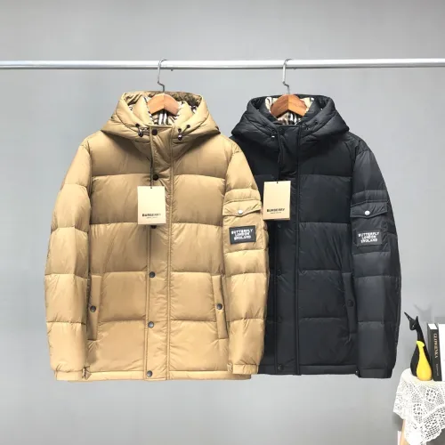 Burberry Design Mens Womens Winter Windprood Down Jackets Keep Warm 90% White Duck Down