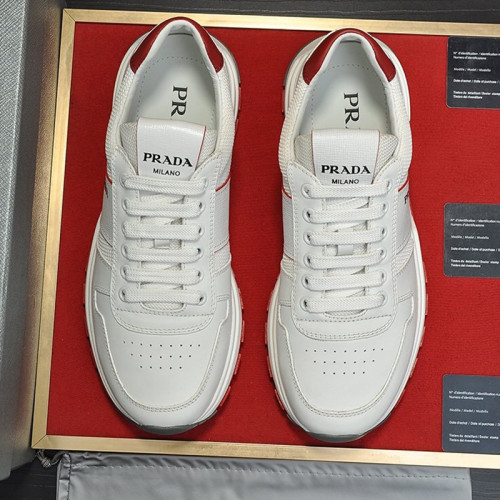 Prada Mens Shoes Sneakers Casual Shoes for Men Luxury Brand Breathable Fashion Sneakers with Original Box