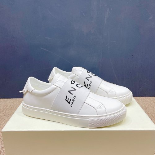Givenchy Men Shoes Fashion Type Luxury Brand GIVENCHY SNEAKERS IN LEATHER WITH LATEX BAND with Original Box