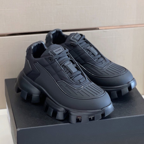 Prada Men Shoes Sneakers Luxury Brand Cloudbust Thunder Technical Fabric Sneakers with Original Box