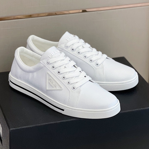 Prada Mens Shoes Casual Luxury Brand Breathable Sneakers with Original Box