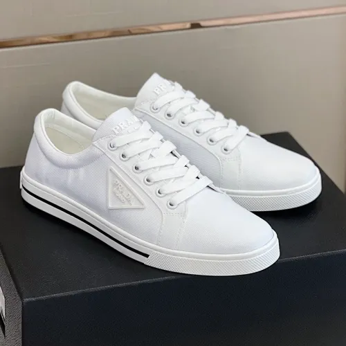 Prada Mens Shoes Casual Luxury Brand Breathable Sneakers with Original Box