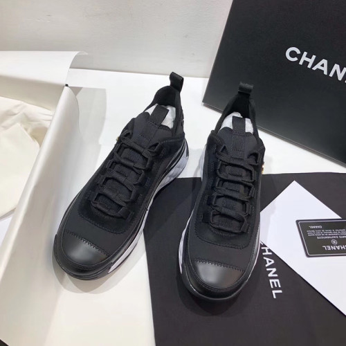 Chanel Men Shoes Sneakers Fashion Design Luxury Brand Lace-Up Sports Shoes with Original Box
