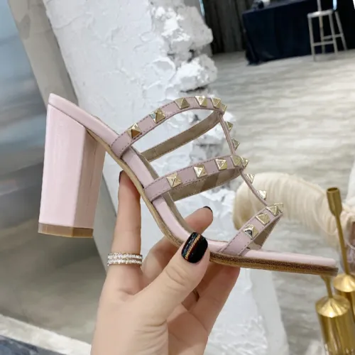 Valentino Women Shoes Mule Flip Flop Sandals ROMAN STUD SLIDE SANDAL IN QUILTED NAPPA with Original Box Luxury Brand
