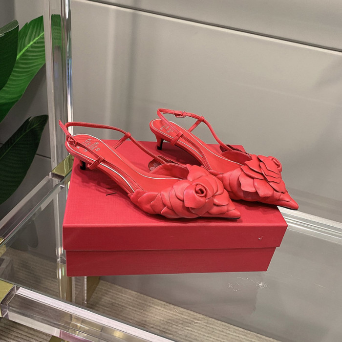 Valentino Womens Shoes VALENTINO GARAVANI ATELIER SHOES 03 ROSE EDITION SLINGBACK PUMP 40 MM