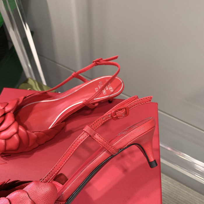 Valentino Womens Shoes VALENTINO GARAVANI ATELIER SHOES 03 ROSE EDITION SLINGBACK PUMP 40 MM